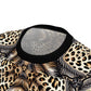 Women's Leopard Mosaic Pattern All-Over Print Unisex Cut & Sew Tee