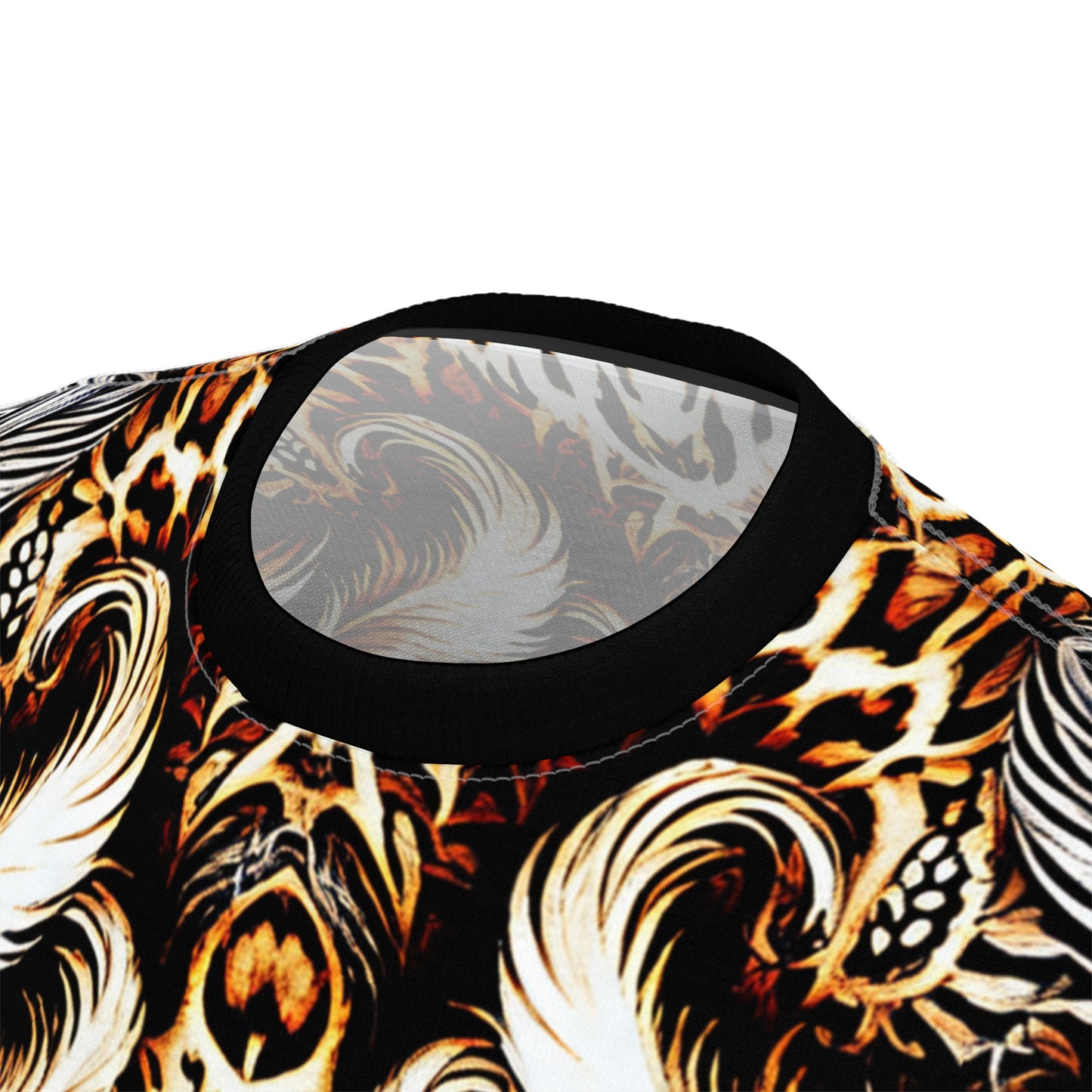 Women's Leopard Baroque Pattern All-Over Print Unisex Cut & Sew Tee