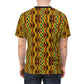 Men's African Kente Geometric Pattern All-Over Print Tee