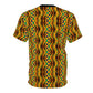 Men's African Kente Geometric Pattern All-Over Print Tee