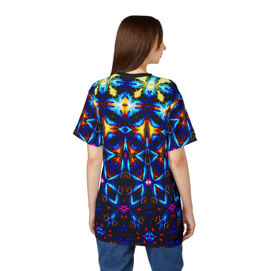 Women's Psychedelic Kaleidoscope All-Over Print Unisex Cut & Sew Tee
