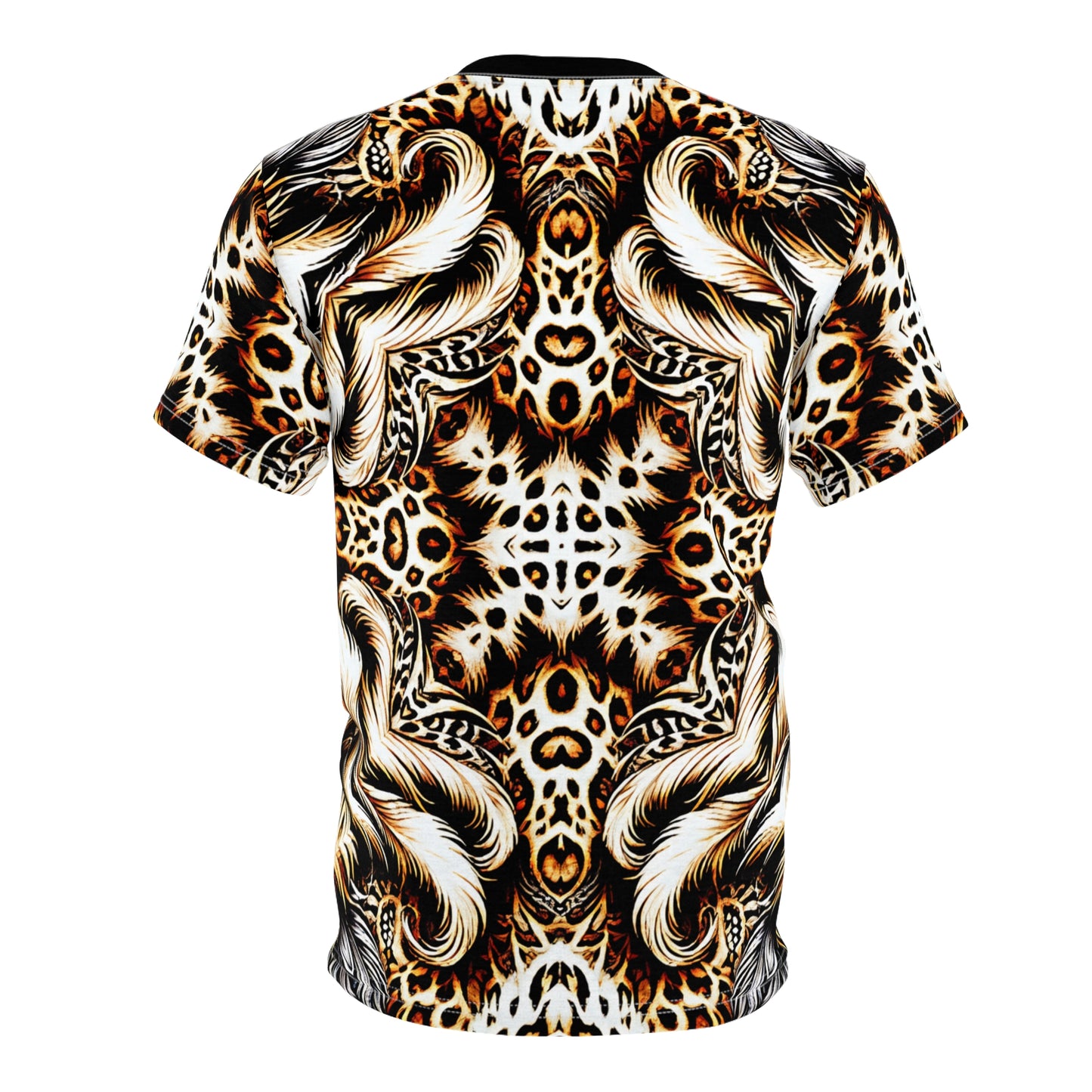 Women's Leopard Baroque Pattern All-Over Print Unisex Cut & Sew Tee
