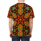 Men's African Kente Geometric Star Pattern All-Over Print Tee