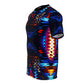 Men's Psychedelic Neon Kaleidoscope All-Over Print Unisex Cut & Sew Tee