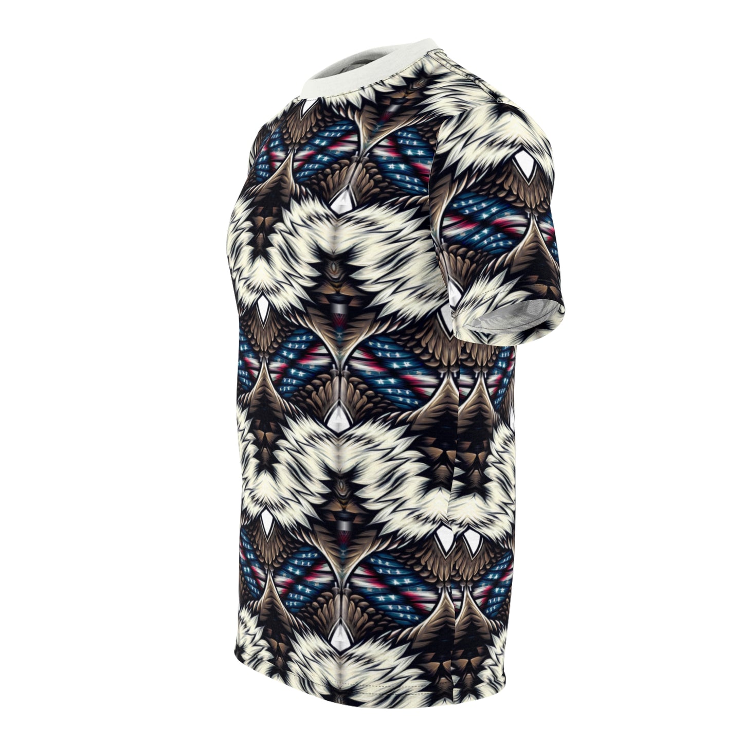 Women's Bold Geometric Pattern All-Over Print Unisex Cut & Sew Tee