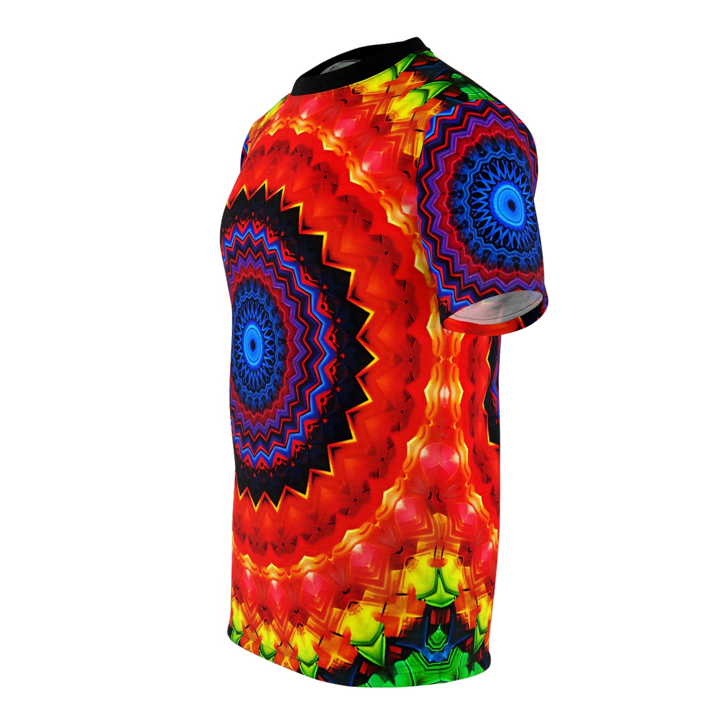 Men's Psychedelic Mandala All-Over Print Tee