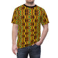 Men's African Kente Geometric Pattern All-Over Print Tee