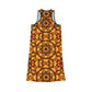 Women's Vibrant Geometric Racer back Dress