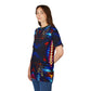 Women's Psychedelic Neon Kaleidoscope All-Over Print Unisex Cut & Sew Tee