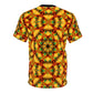 Women's Vibrant Geometric Unisex Cut & Sew Tee