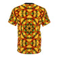 Men's Vibrant Geometric Unisex Cut & Sew Tee