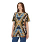 Women's Abstract Tribal Kaleidoscope All-Over Print Unisex Cut & Sew Tee