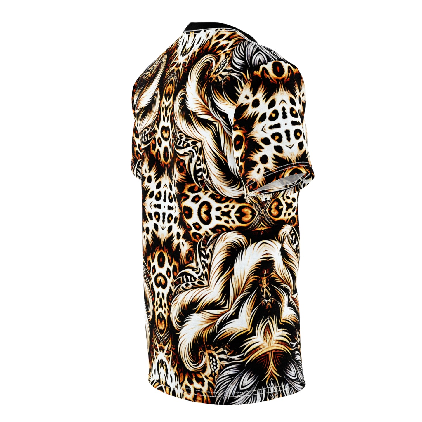 Men's Leopard Baroque Pattern All-Over Print Unisex Cut & Sew Tee