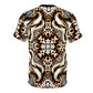 Men's Leopard Baroque Pattern All-Over Print Unisex Cut & Sew Tee