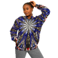 Women's Starburst Patriotic Colors Pattern All-Over-Print Baseball Jacket