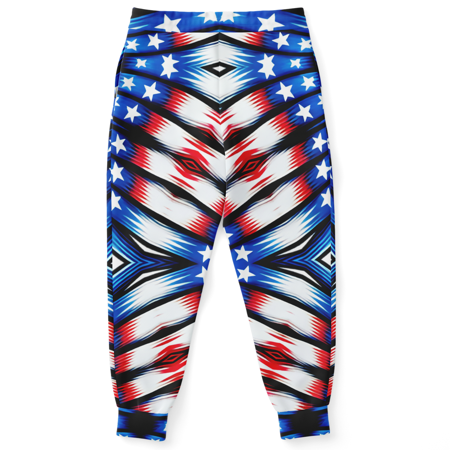 Men's American Flag Pattern All-Over Print Athletic Jogger