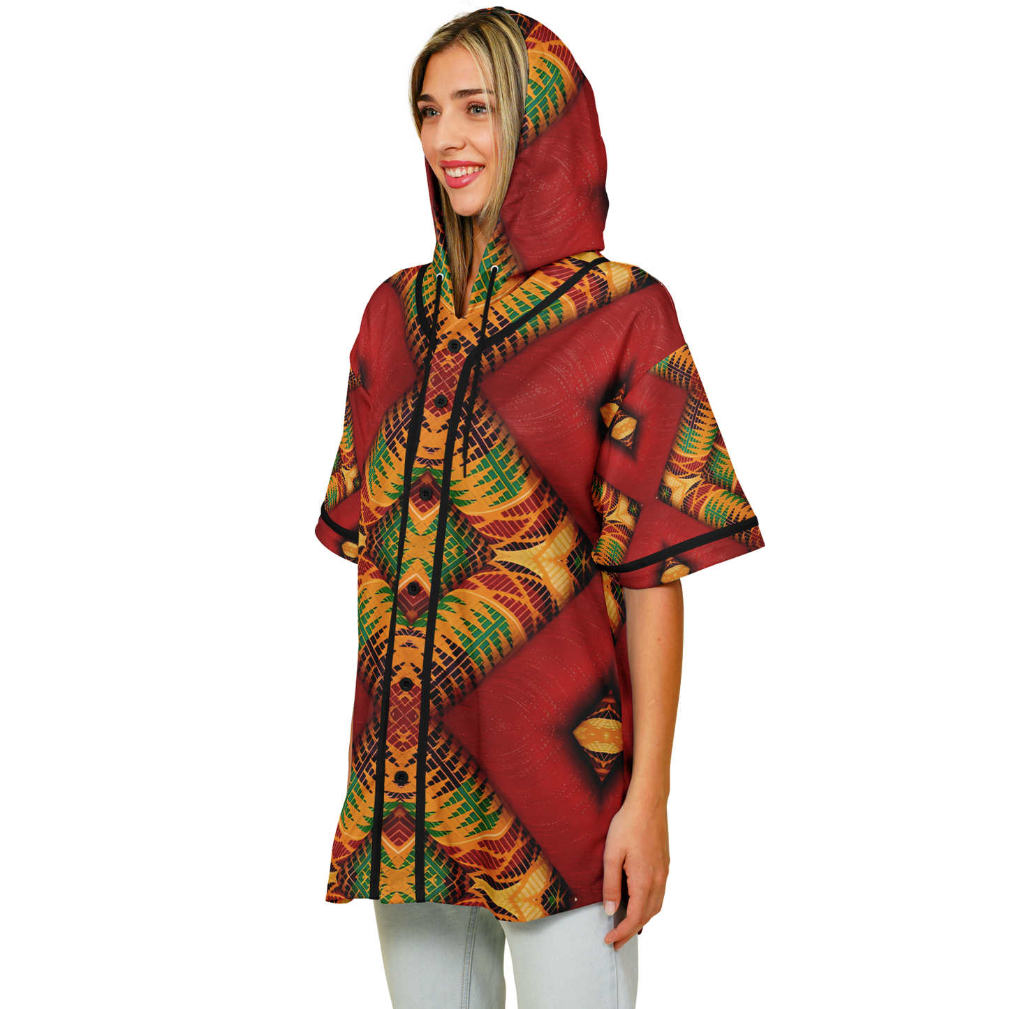 Women's Hooded Baseball Jersey