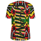 Men's Ghana Flag & Black Star Pattern All-Over Print Soccer Jersey