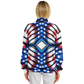 Women's American Flag Pattern All-Over Print Baseball Jacket