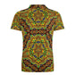 Men's Kaleidoscope Geo Pattern All-Over Print Premium Ice Silk Polo Shirt