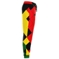 Men's Ghana Flag & Black Star Pattern All-Over Print Athletic Jogger