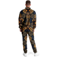 Men's Geometric Gold & Black Pattern Track Jacket and Pants
