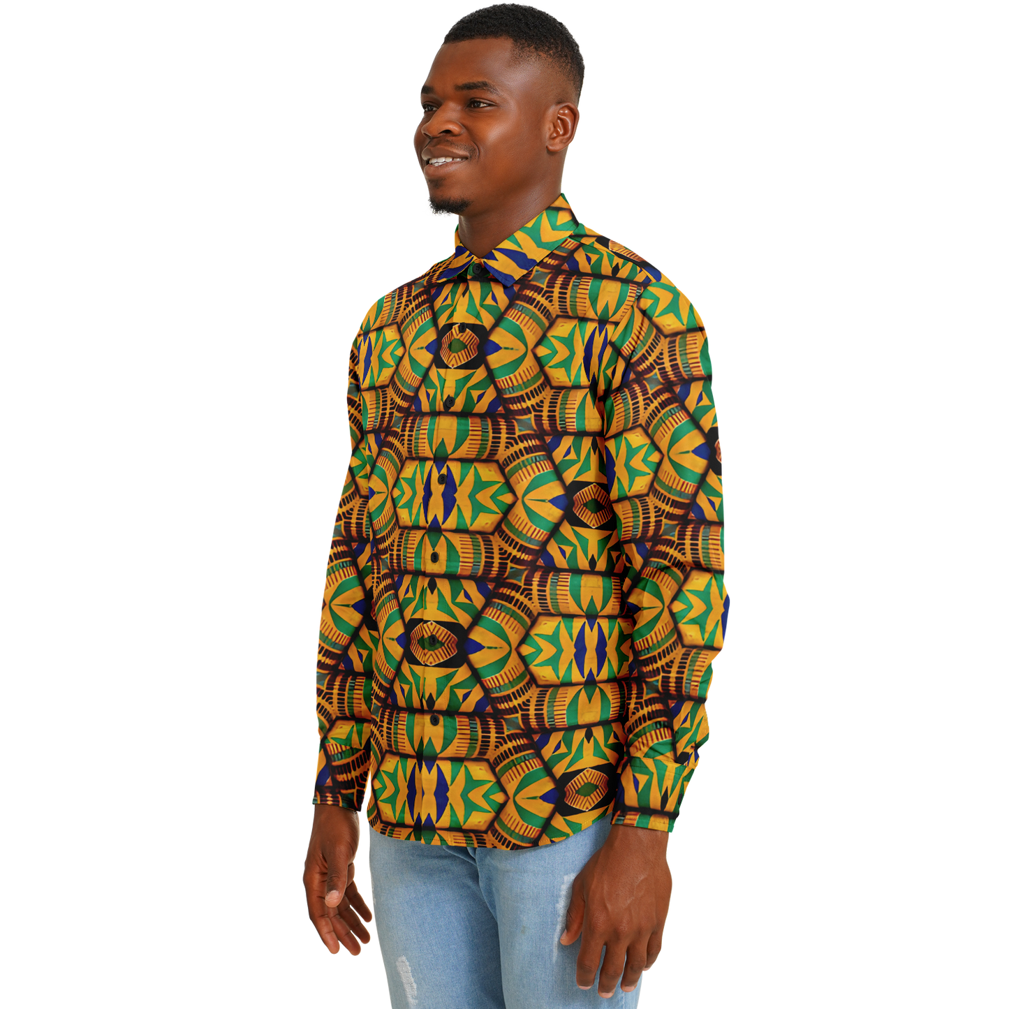 Men's Long Sleeve Button Down Shirt