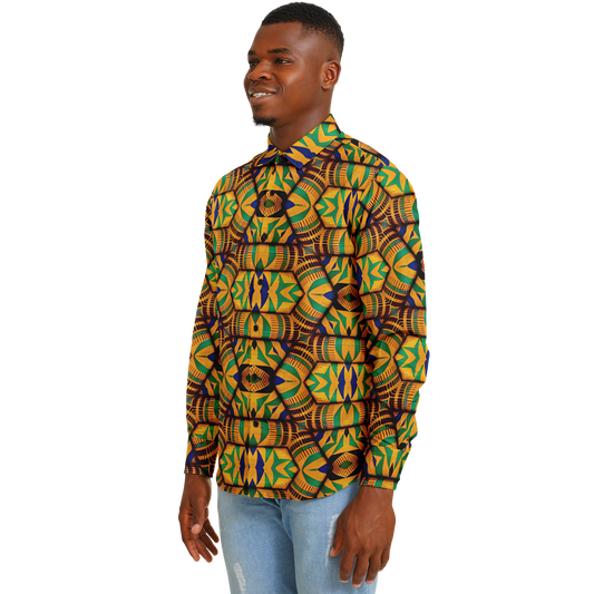 Men's Long Sleeve Button Down Shirt