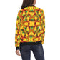 Women's Vibrant Autumn Kaleidoscope Pattern All Over Print Bomber Jacket