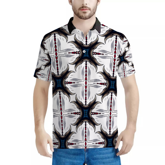 Men's Custom Black Classic Polo Shirt Tees