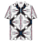 Men's Kaleidoscope Geo Pattern All-Over Print Zip-Up Polo Set