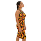 Women's Kaleidoscope Floral Racer back All-Over Print Summer Dress