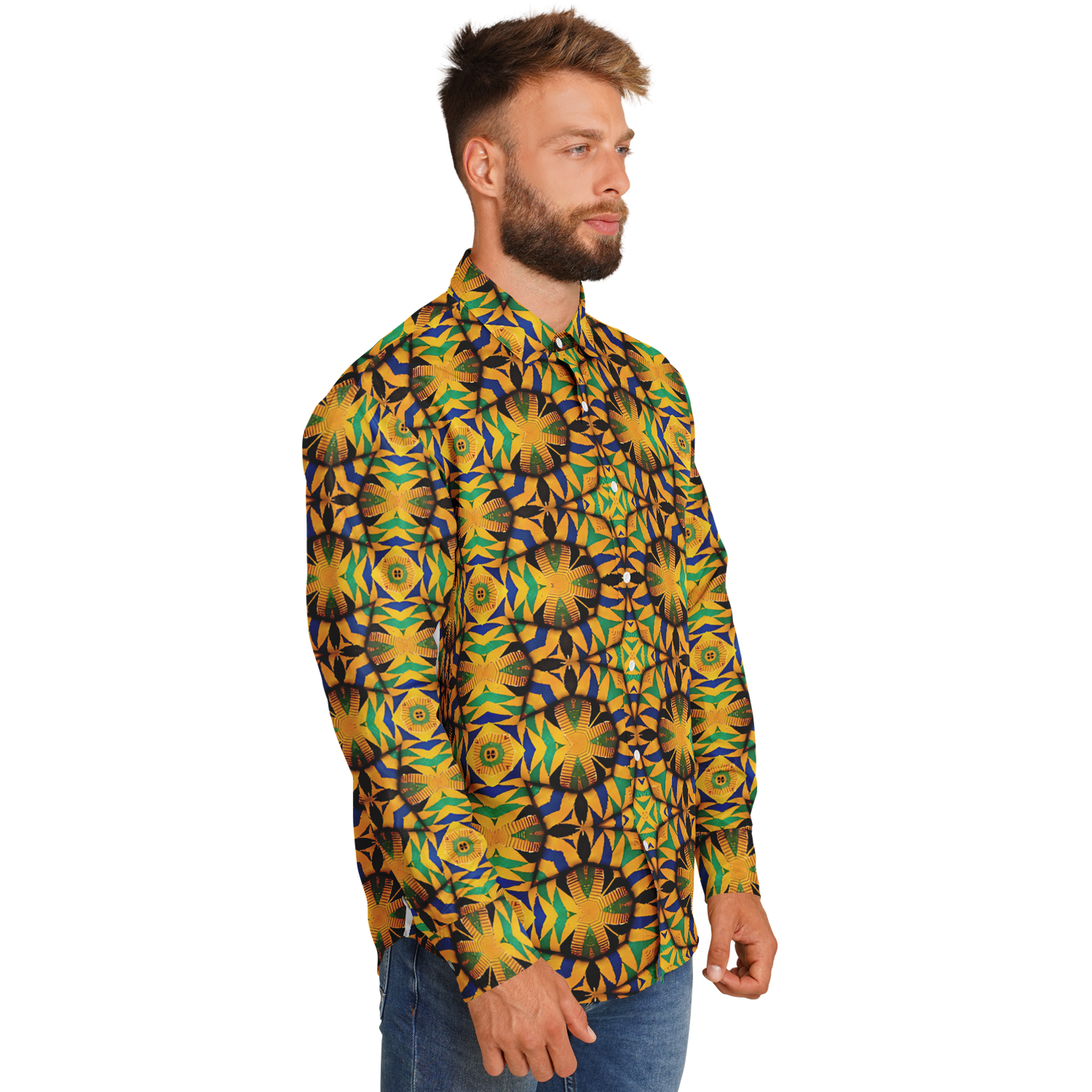 Men's Long Sleeve Button Down Shirt