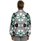 Women's Kaleidoscope Geometric Pattern All Over Print Baseball Jacket