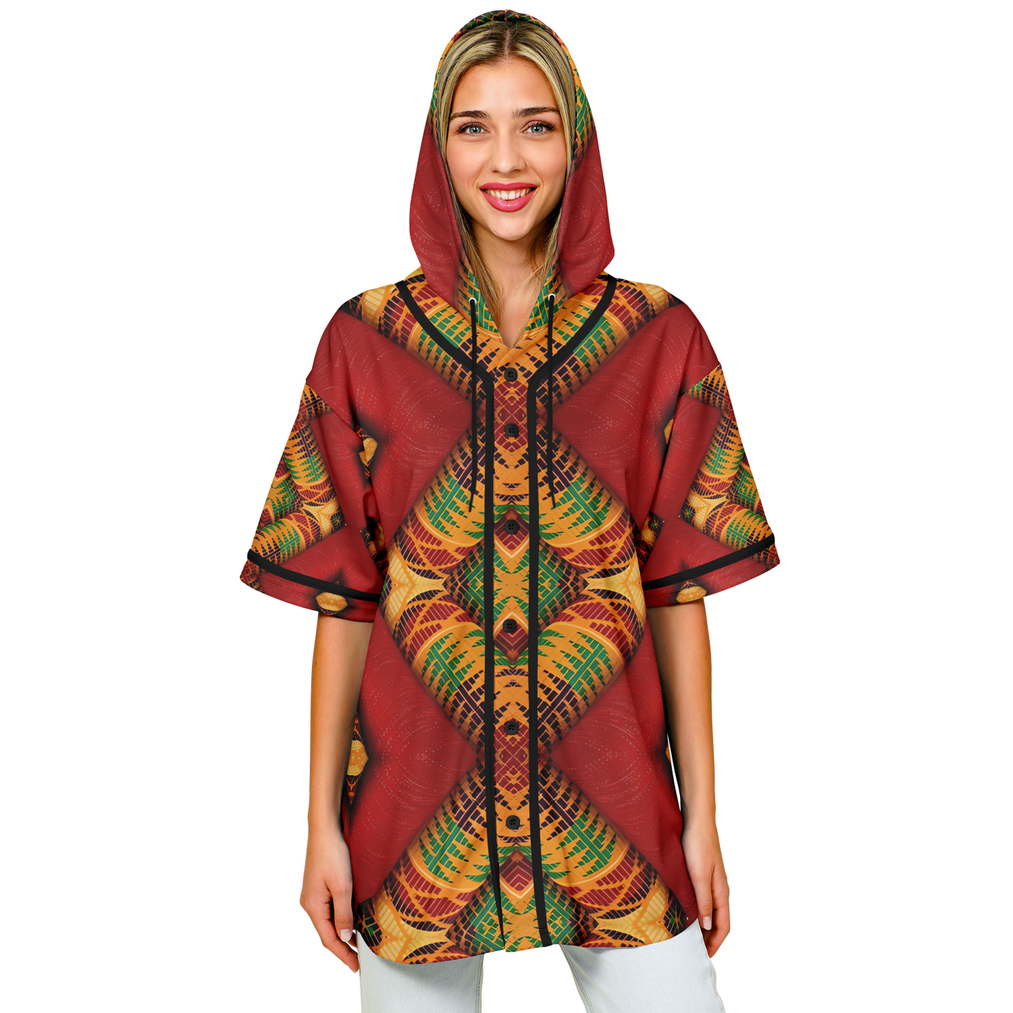 Women's Hooded Baseball Jersey