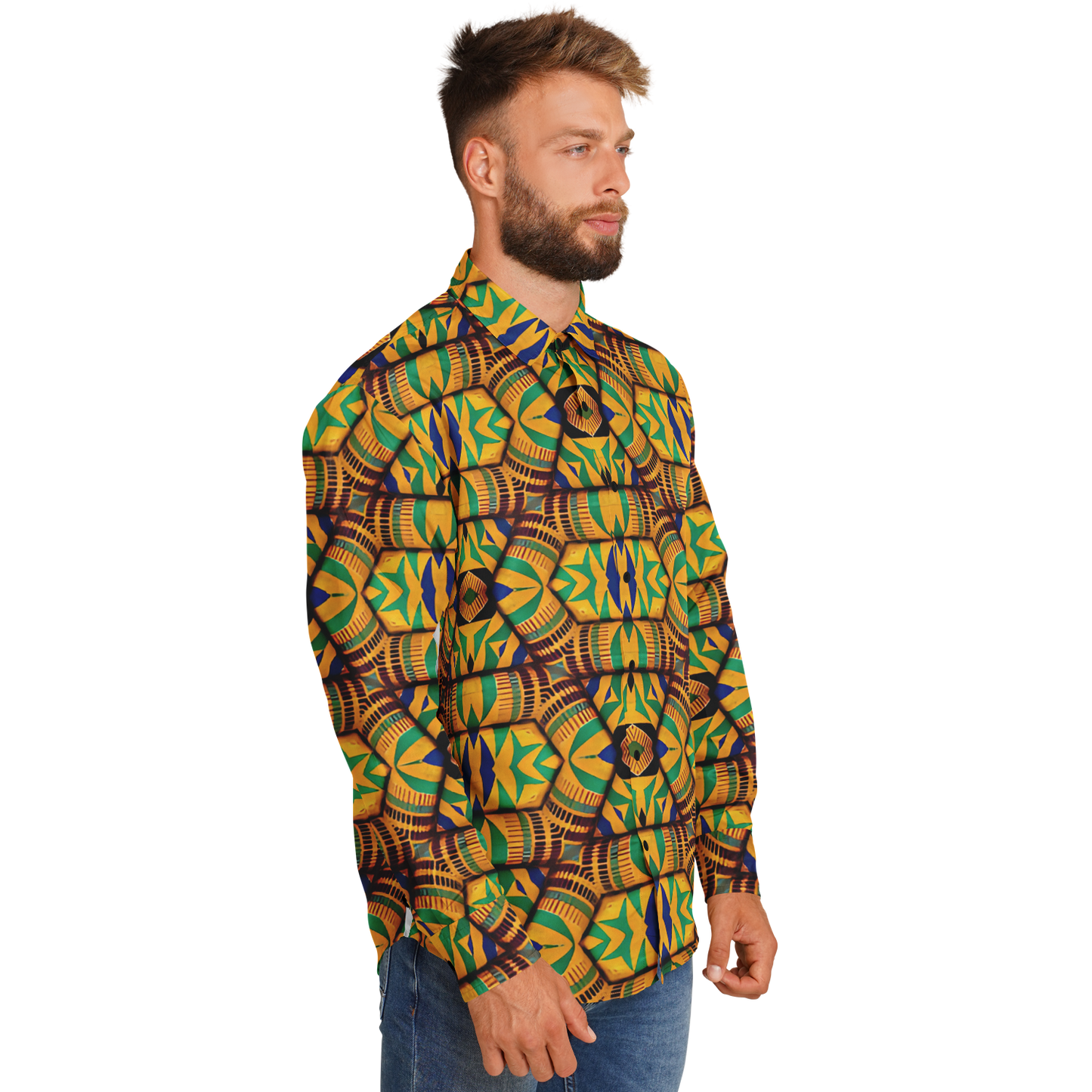 Men's Long Sleeve Button Down Shirt