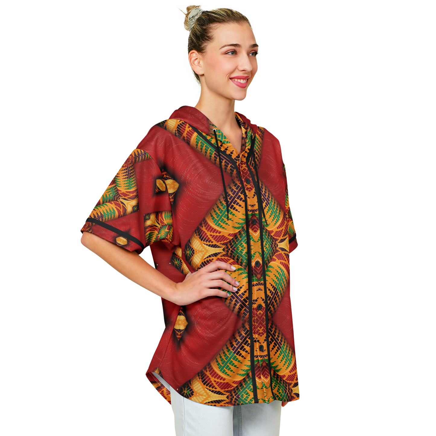 Women's Hooded Baseball Jersey