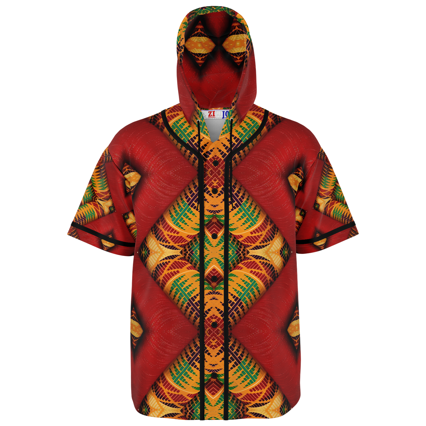 Men's Hooded Baseball Jersey