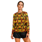 Women's Vibrant Autumn Kaleidoscope Pattern All Over Print Long Sleeve Performance Shirt