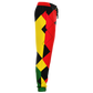 Women's Ghana Flag & Black Star Pattern All-Over Print Athletic Jogger