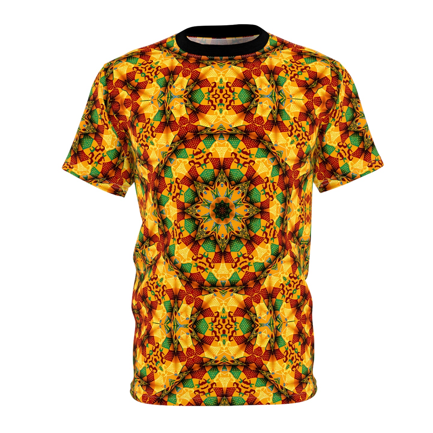 Women's Vibrant Geometric Unisex Cut & Sew Tee
