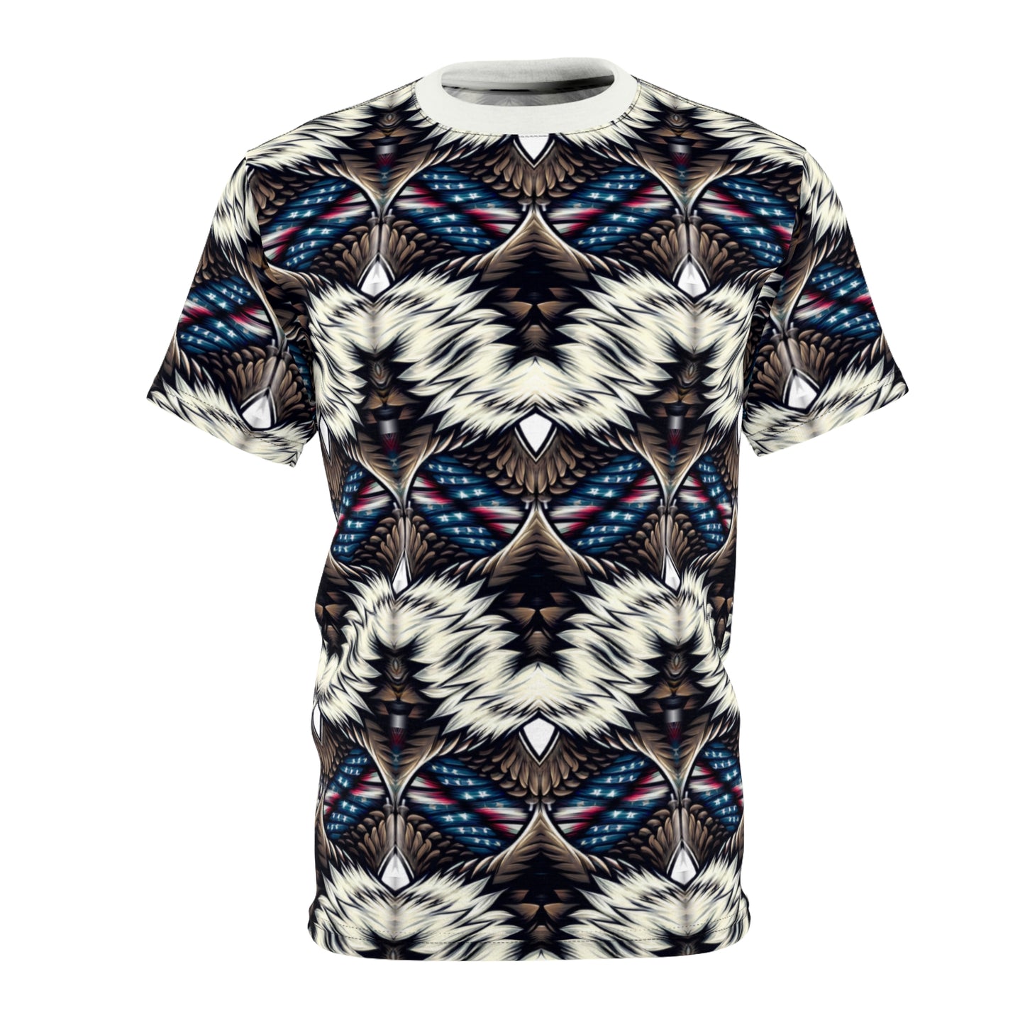 Women's Bold Geometric Pattern All-Over Print Unisex Cut & Sew Tee