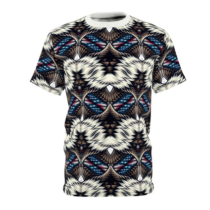 Women's Bold Geometric Pattern All-Over Print Unisex Cut & Sew Tee