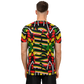 Men's Ghana Flag & Black Star Pattern All-Over Print Soccer Jersey