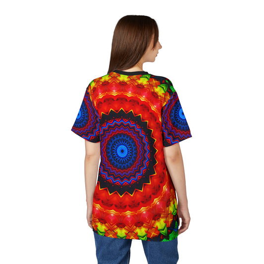 Women's Psychedelic Vibrant Mandala All-Over Print Shirt