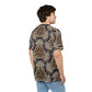 Men's Leopard Mosaic Pattern All-Over Print Unisex Cut & Sew Tee