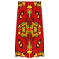 Women's Vibrant African Kente-Inspired Pattern All-Over Print Side-Tie Short Sleeve Top & Wide-Leg Pants Set