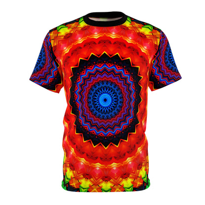 Women's Psychedelic Vibrant Mandala All-Over Print Shirt