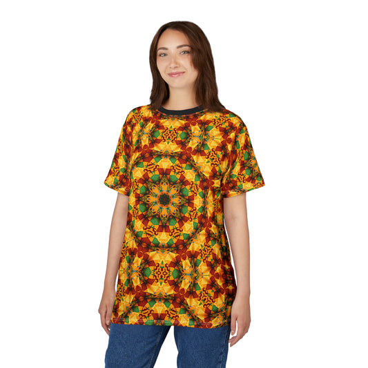 Women's Vibrant Geometric Unisex Cut & Sew Tee