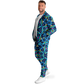 Men's Blue Kaleidoscope Track Jacket and Pants